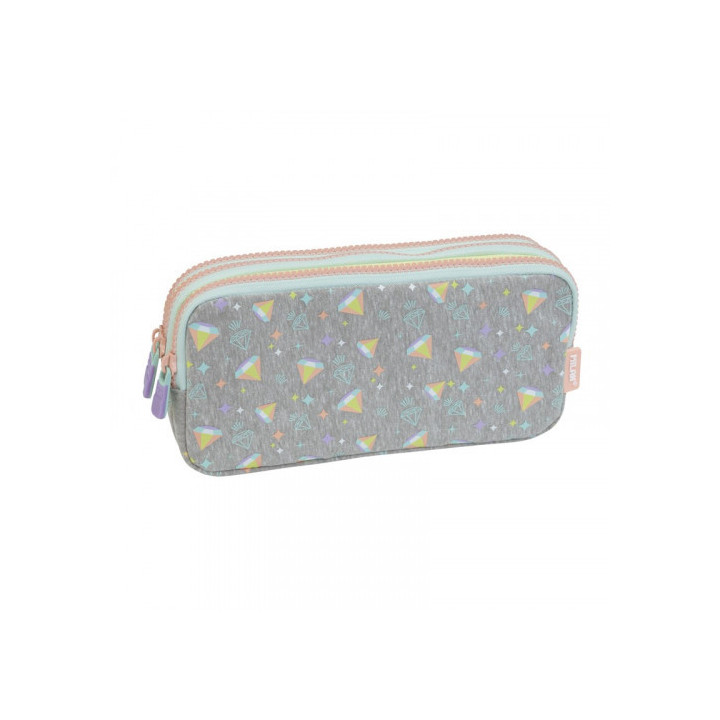 Portatodo 3 cremalleras sugar diamond milan 081135sd
