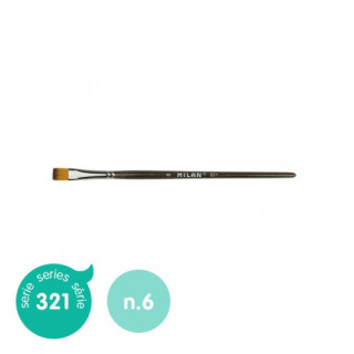 Pincel sintético plano serie 321