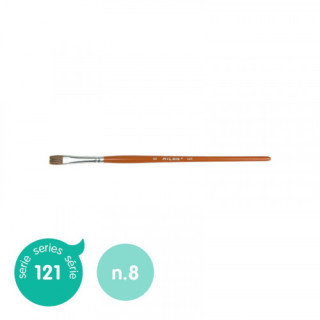 Pincel escolar plano serie 121