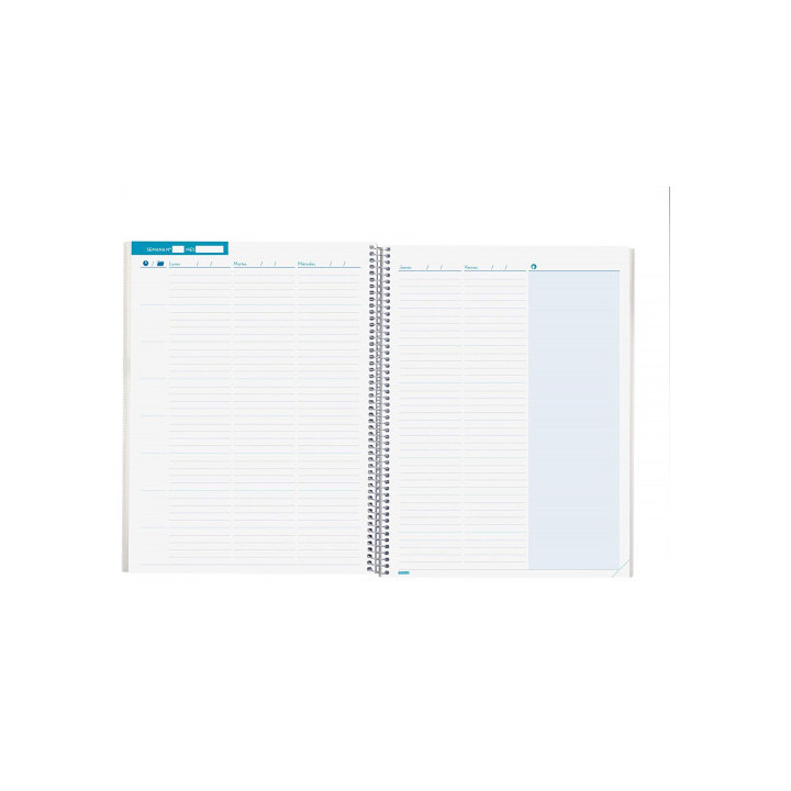 Planificador de clases profesor docente 230x310 semana vista (atemporal) finocam 5340400