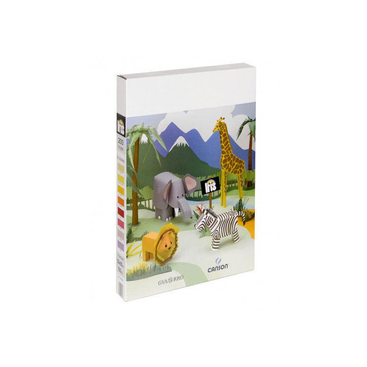 Expositor 200 hojas cartulina iris 50x65 surtidas guarro canson c200004696