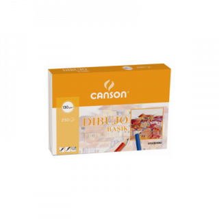 Paquete 250 hojas basik 130g a3 guarro canson c200402766