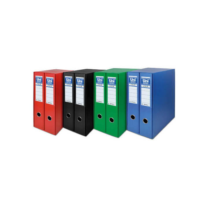 Modulo 2 archivadores palanca 65 color negro unisystem color 17231010