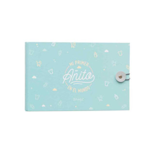 álbum de fotos mint - mi primer añito en el mundo mr.wonderful woa08995es