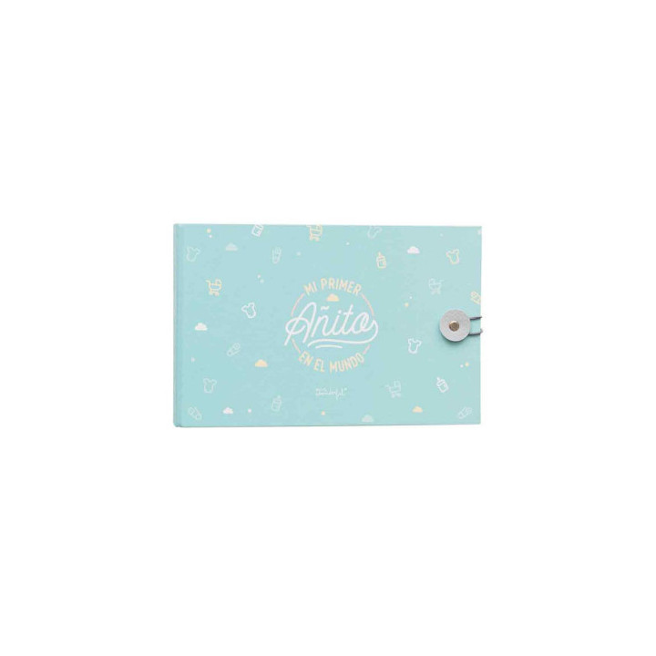 álbum de fotos mint - mi primer añito en el mundo mr.wonderful woa08995es