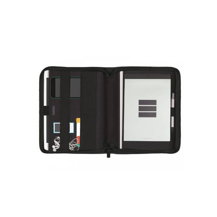 Carpeta congreso portadocumentos cremallera serie 00 a5 negro j955 finocam 5095260