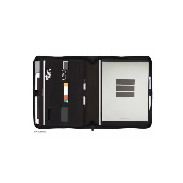 Carpeta congreso portadocumentos cremallera serie 00 a4 negro j954 finocam 5095060