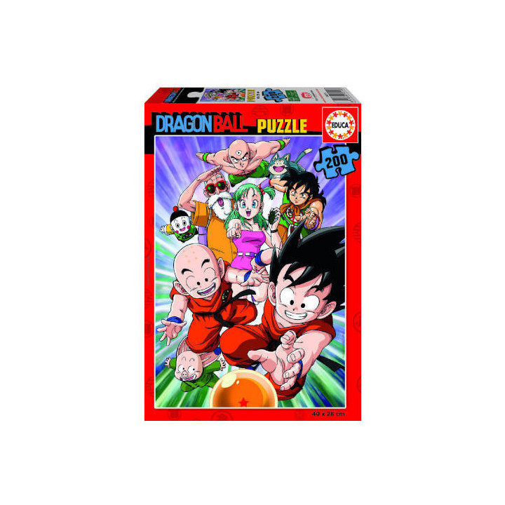 Puzzle 200 dragon ball de 6-8 años educa borras 18215