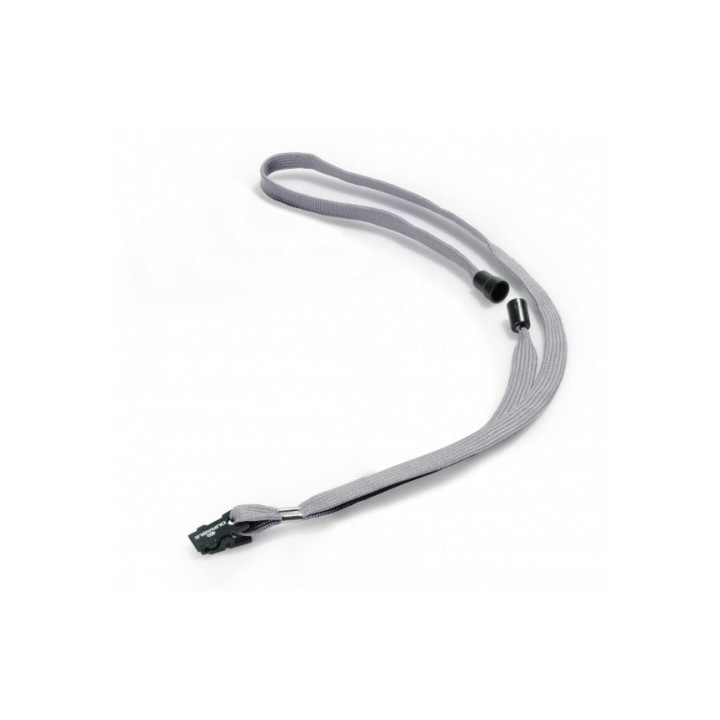 Caja de 10 cintas para identificador en textil ancho 10mm color gris durable 8119-10