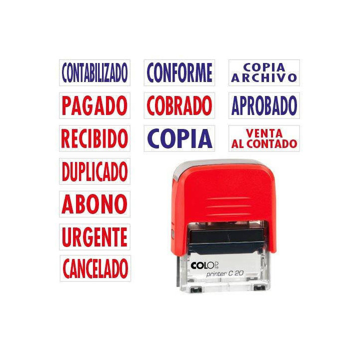 Sello de entinaje printer formula conforme colop 156286