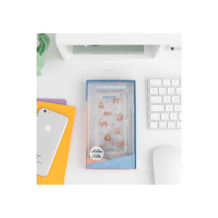 Carcasa iphone 6/7/8 slow collection-case sloth mr. wonderful woa09609em