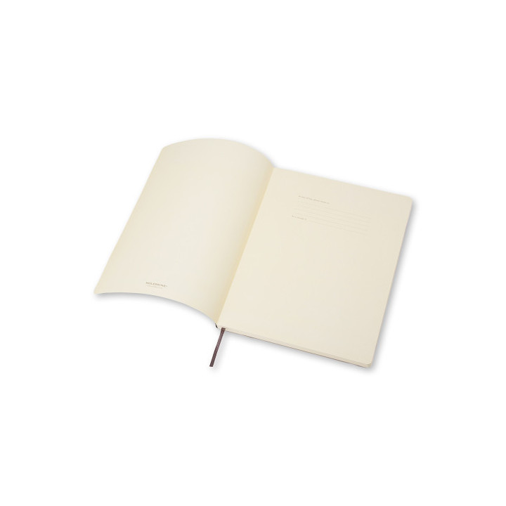 Libreta clasica tapa blanda negra xl (19x25cm) cuadriculada moleskine qp622