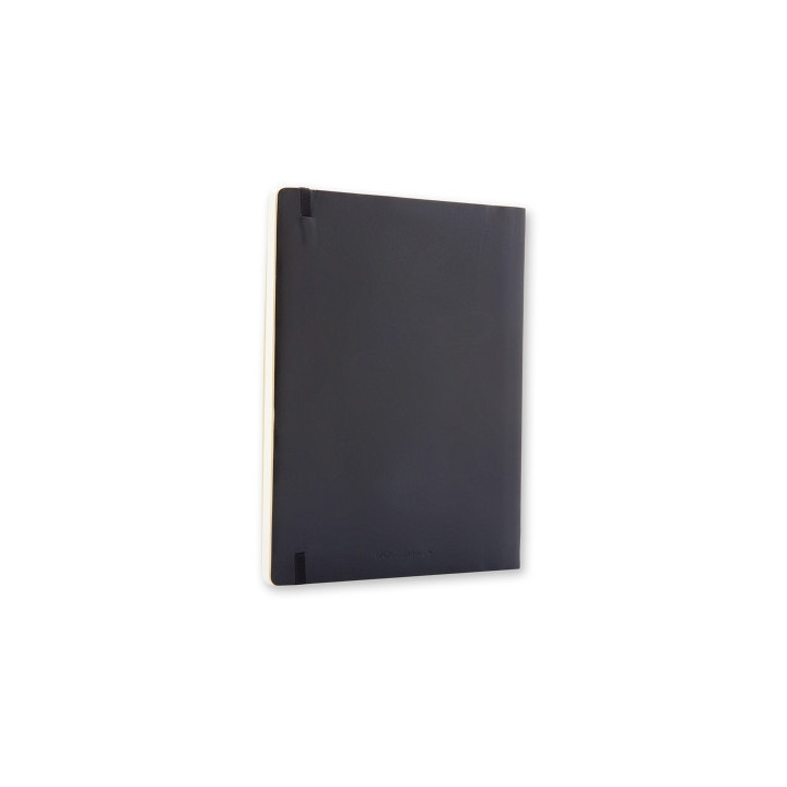 Libreta clasica tapa blanda negra xl (19x25cm) cuadriculada moleskine qp622