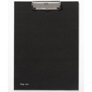 Portabloc con pinza metalica en color negro pardo 82001