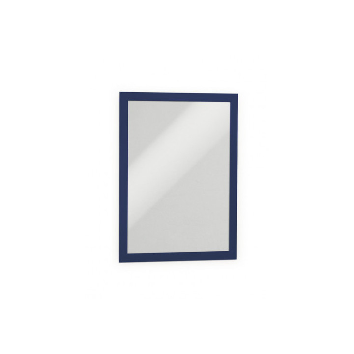 Blister 2 marco autoadhesivo magnetico duraframe a4 azul durable 4872-07