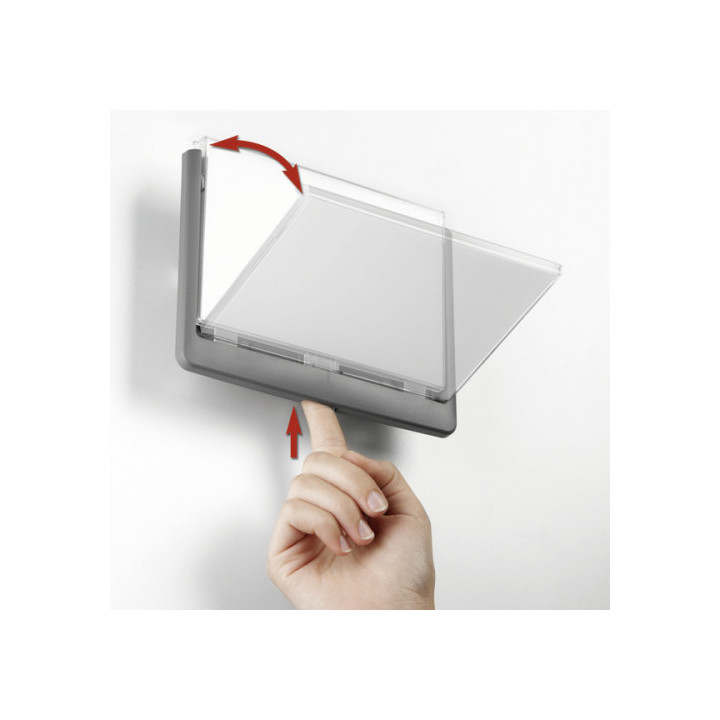 Identificador para puertas click sign 149x105,5mm durable 4861-37