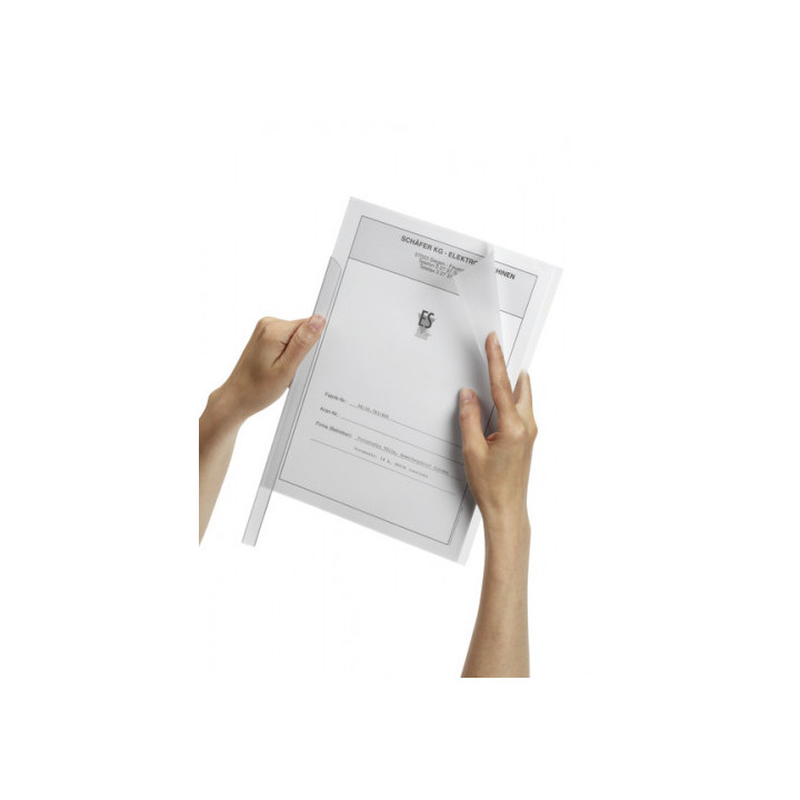 Caja 50 fundas para lomera pp a4 tr durable 2919-19