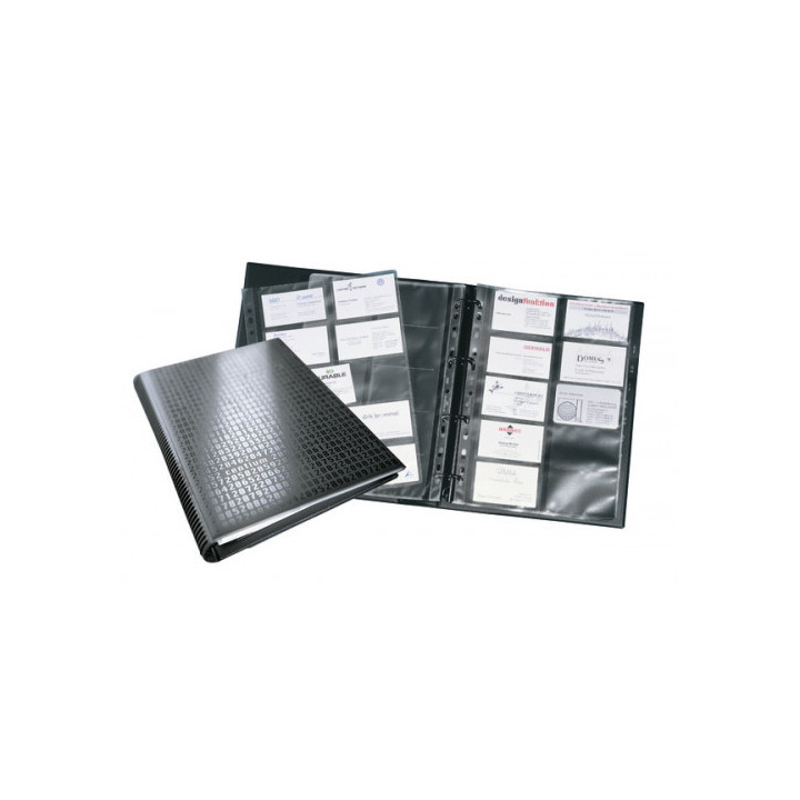 Tarjetero visifix centium a4 2409-01 durable 2409