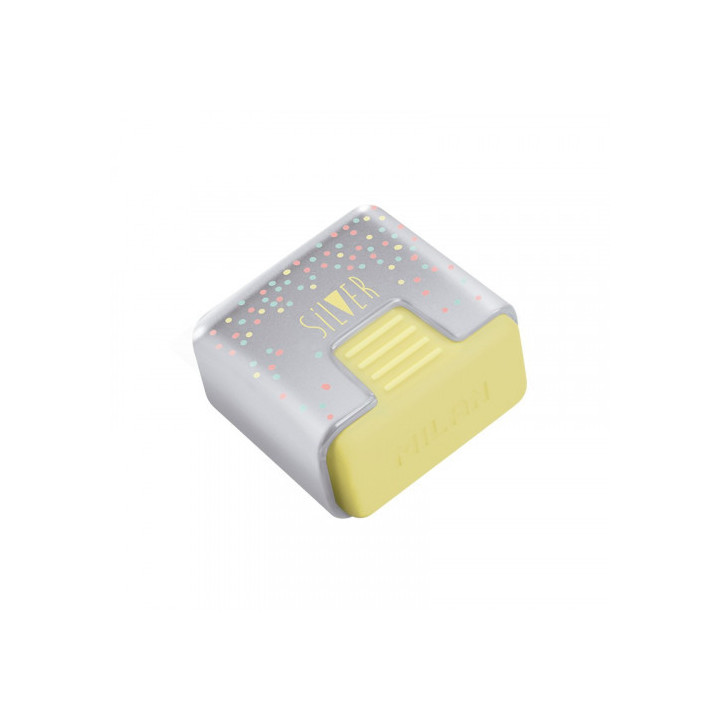 Expositor 30 gomas de miga de pan con funda protectora silver milan cmms430sl