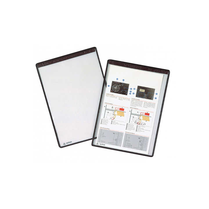 Pack de 5 fundas magnética con marco negro tarifold 194607