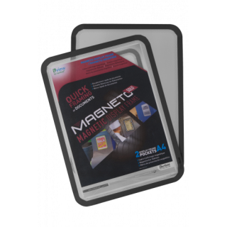 Pack de 2 marco magnético magneto solo a4 negro tarifold 195037
