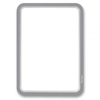 Pack de 2 marco adhesivo magneto a4 con cierre magnético plata tarifold 194950