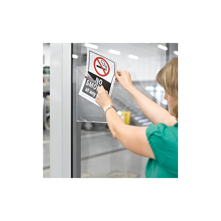 Pack de 5 funda adhesiva reposcionable kang easy clic a4 vertical/horizontal tarifold 194770