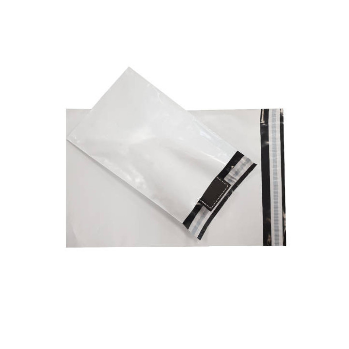 Caja de 500  bolsas e-comerce opacas 70% ldpe reciclado 250x350+40 mm bc25035060sin