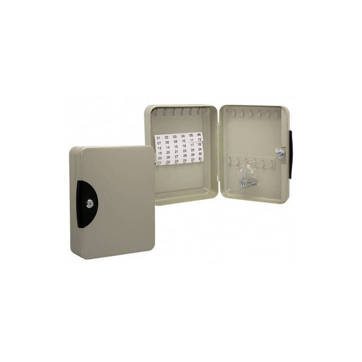 Caja guardallaves metalica 54 llaves en color gris bismark 319902