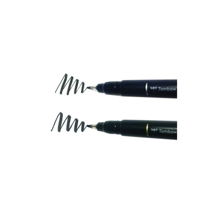 Blister 2 rotuladores base agua punta dura + blanda (ws-bs + ws-bh) tombow ws-bhs-2p