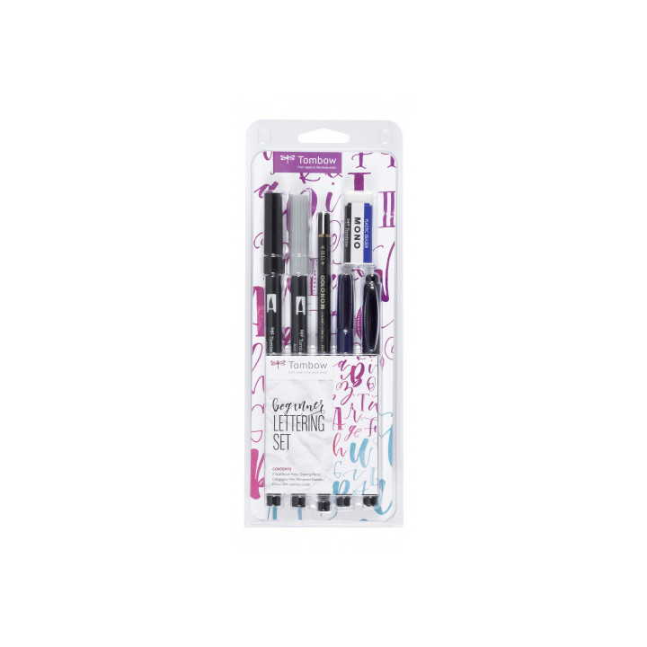 Set lettering de caligrafia modelo beginner tombow ls-beg