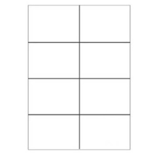 Caja 100 hojas etiquetas blancas sin márgenes-láser/inyección de tinta/fotocopiadoras-105x74 mm megastar lp4ms-10574