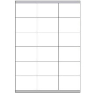 Caja 100 hojas etiquetas blancas con márgenes-láser/inyección de tinta/fotocopiadoras-70x48 mm megastar lp4ms-7048