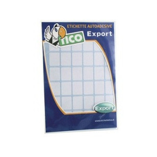 Paquete 10 hojas etiquetas blancas en sobre-118x70 mm tico e-11870