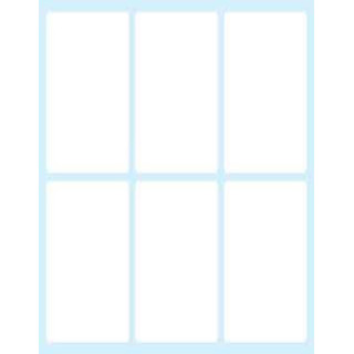 Paquete 10 hojas etiquetas blancas en sobre-74x38 mm tico e-7438