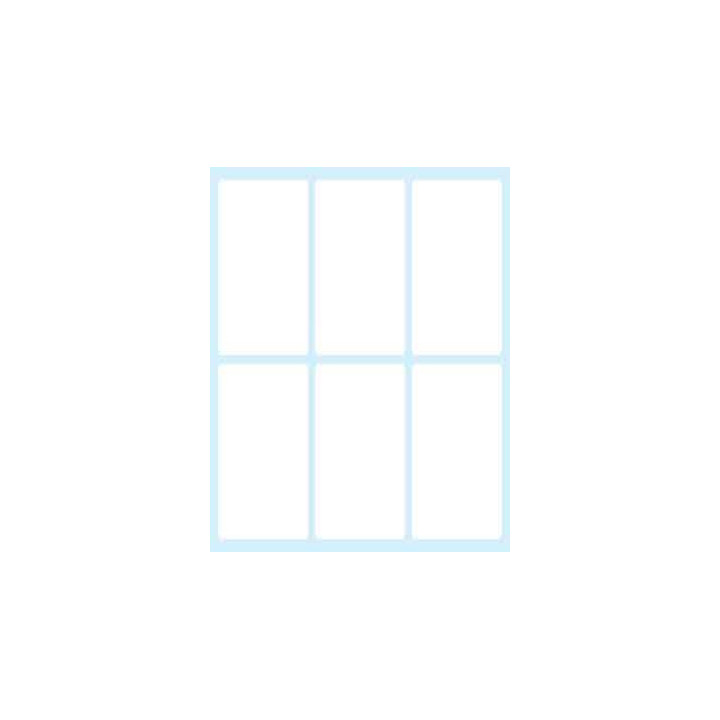 Paquete 10 hojas etiquetas blancas en sobre-74x38 mm tico e-7438