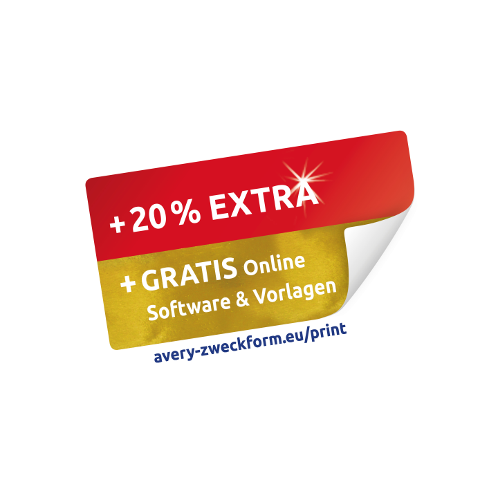 Paquete 25 hojas etiquetas despegables ecológicas, certificadas fsc-impresoras láser-35,6x16,9 mm avery l4732rev-25