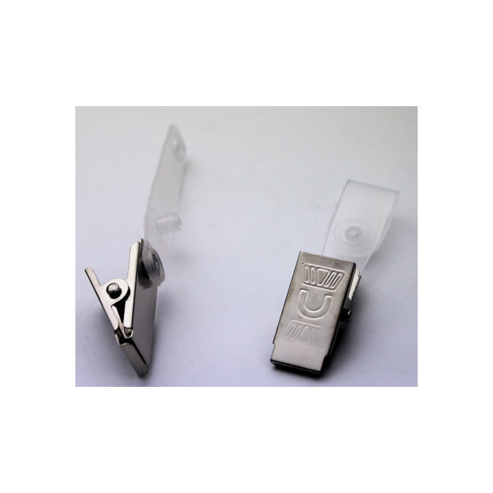 Caja 200 pinzas metalicas con tira para identificador iberplas 1072200