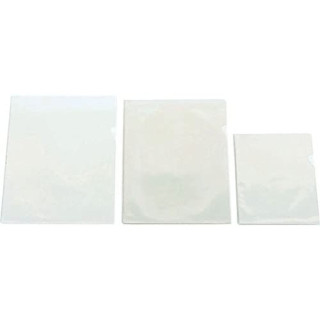 Caja 50 dosieres formato folio  "l" c/uñero pvc cristal 150 micras iberplas 24950