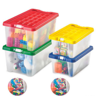 Caja multiuso polipropileno formato 4 litros 280x180x120 mm. pequeña faibo 882