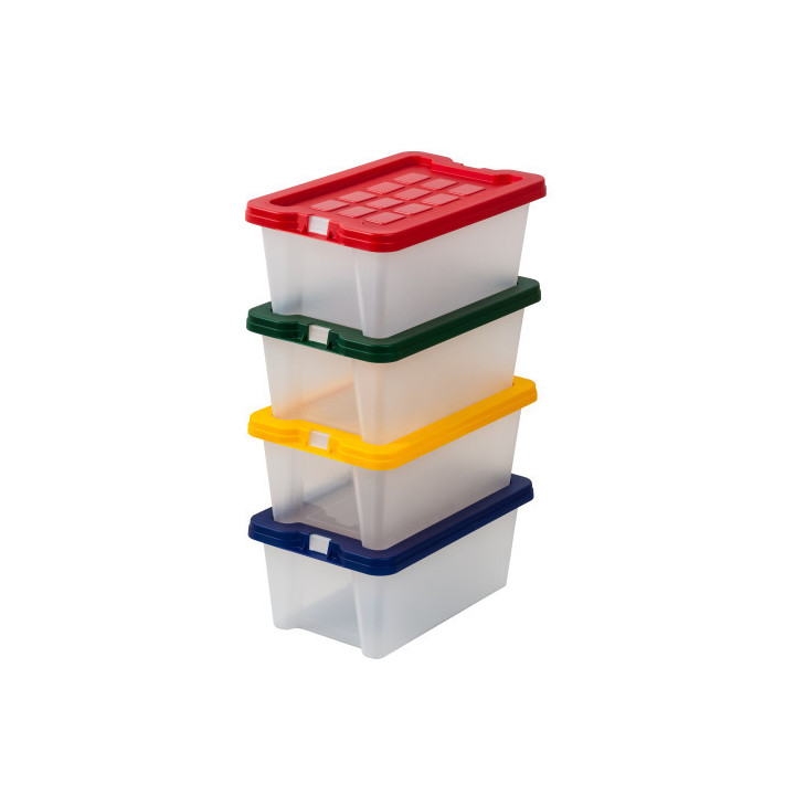 Caja multiuso polipropileno formato 4 litros 280x180x120 mm. pequeña faibo 882