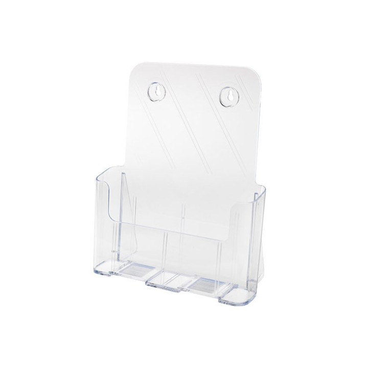 Expositor sobremesa individual vertical mural transparente a4 deflecto 77001