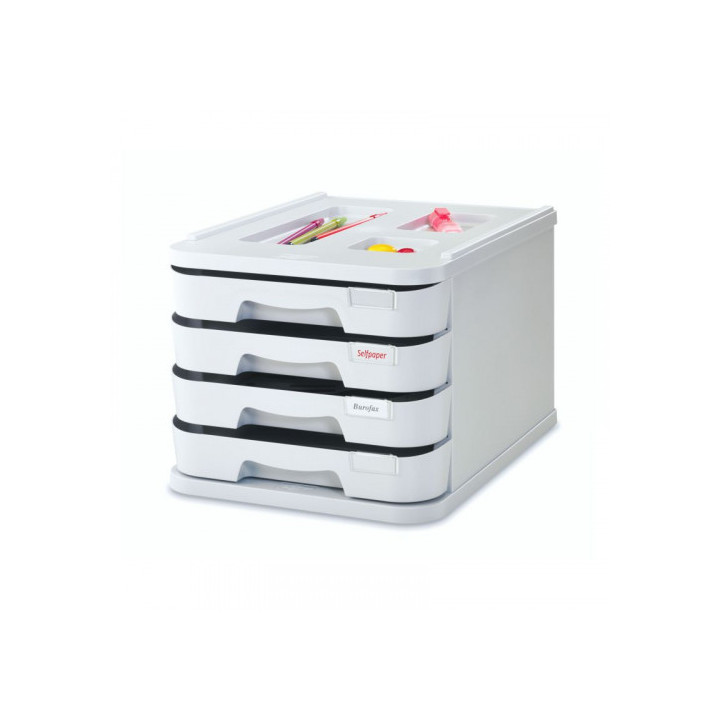 Modulo de 4 cajones poliestireno gris faibo 1000m-08