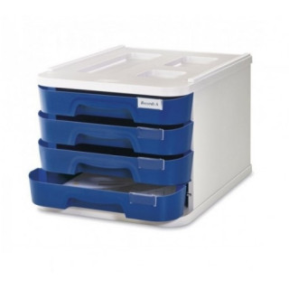 Modulo de 4 cajones poliestireno azul faibo 1000m-07