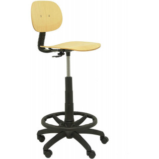 Taburete modelo tus madera piqueras y crespo t32