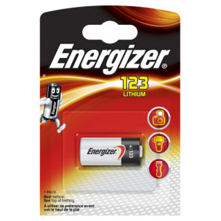 Blister 1 pila especial lithium photo el123 energizer e300777601