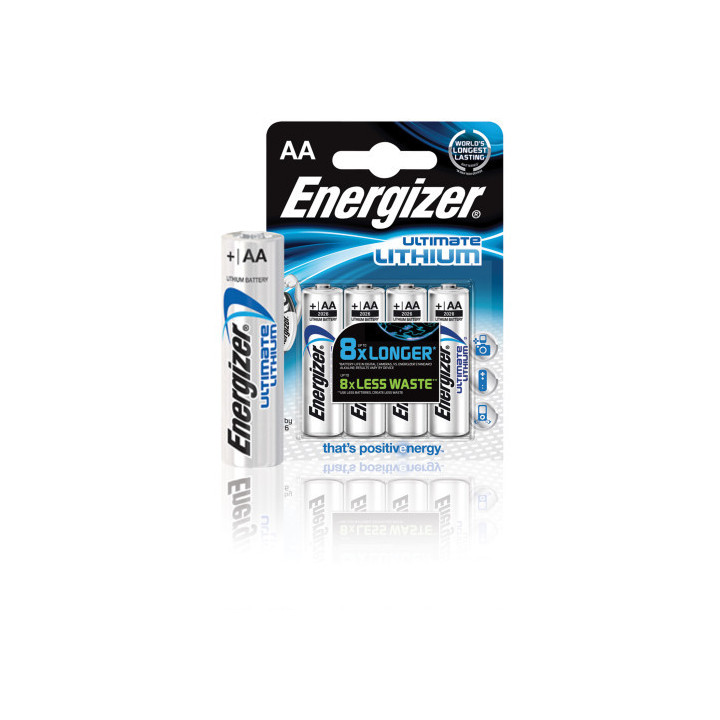 Blister 4 pilas ultim lithium tipo l91 (aa) energizer 639155