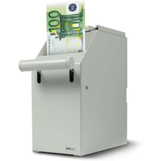 Safescan 4100 Blanca - Almacenamiento Seguro de Billetes - Diseño Duradero de Acero - Acceso Facil y Discreto - Confianza y Ca
