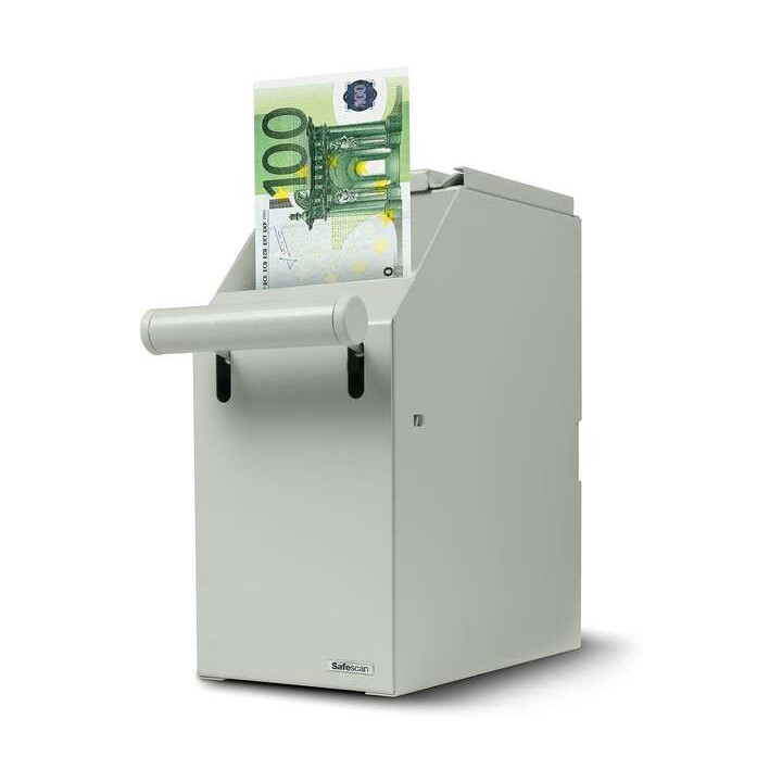 Safescan 4100 Blanca - Almacenamiento Seguro de Billetes - Diseño Duradero de Acero - Acceso Facil y Discreto - Confianza y Ca