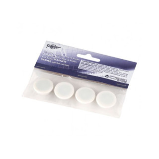 Blister de 4 imanes redondos 20mm. en color blanco faibo 60-20-01